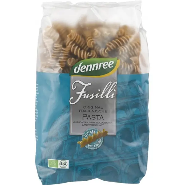 Fusilli din spelta integrala, eco - 500 g