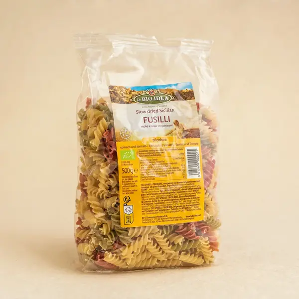 Fusilli tricolore - 500g ECO
