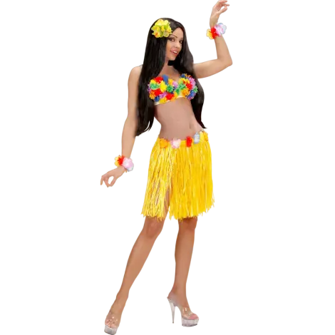 Fusta hawaii scurta galbena