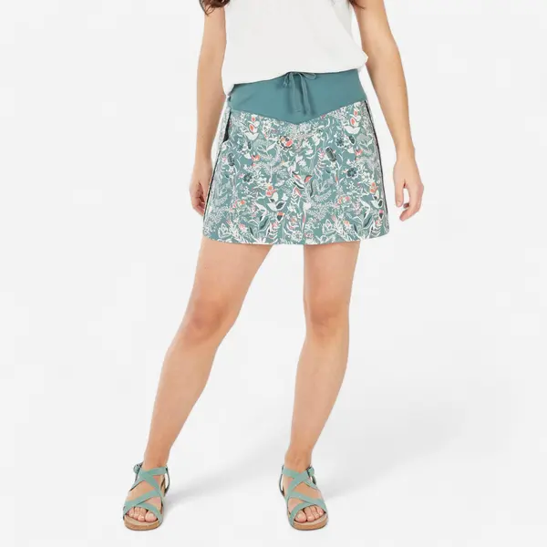 Fustă-Pantalon Drumeție NH500 Verde Damă