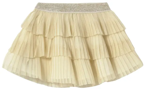 Fustă plisată Mayoral – tulle, șampanie, 12 luni