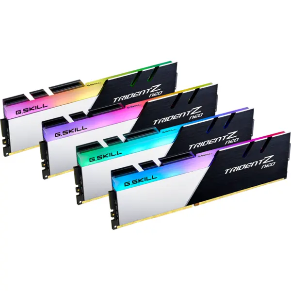 G.SKILL G.SKILL F4-3000C16Q-32GTZN G.Skill Trident Z Neo (pentru AMD) DDR4 32GB (4x8GB) 3000MHz CL16 1.35V XMP 2.0