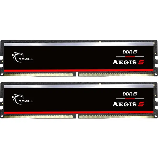 G.SKILL Kit dual memorie RAM G.Skill Aegis 5, Capacitate DDR5 32GB (2x 16 GB), Frecventa 6000 MHz, CL 36, Negru