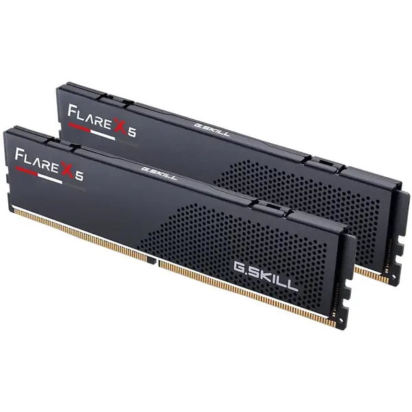 G.SKILL Kit Dual Memorie RAM G.Skill Flare X5, capacitate 32GB (2x16GB), DDR5, 6000MHz, CL30, Negru