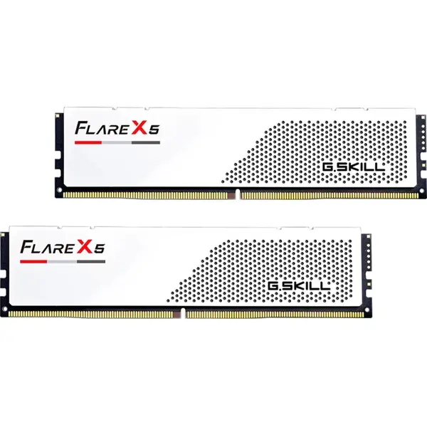 G.SKILL Kit dual memorie RAM G.Skill Flare X5, Capacitate DDR5 32GB (2x 16 GB), Frecventa 6000 MHz, CL 36, Alb