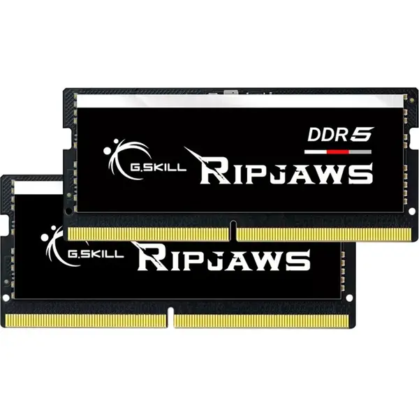 G.SKILL Kit dual memorie RAM G.Skill Ripjaws, Capacitate DDR5 64GB (2x 32 GB), Frecventa 5600 MHz, CL 40, Negru