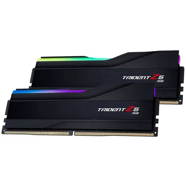 G.SKILL Kit G.SKILL 48GB (2x24GB) Trident Z5 RGB Mat DDR5 6000MHz, Negru