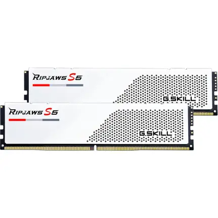 G.SKILL Kit Memorie G.Skill Ripjaws S5 White 32GB, DDR5-5600MHz, CL36, Dual Channel