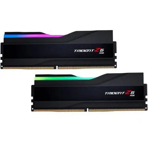 G.SKILL Kit memorie G.SKILL Trident Z5 Black RGB 64GB, DDR5-6000MHz, CL30, Dual Channel