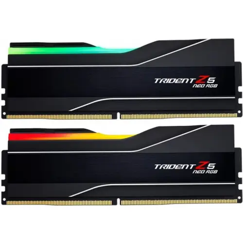 G.SKILL Kit Memorie G.Skill Trident Z5 NEO RGB Black AMD EXPO, 32GB, DDR5-6400MHz, CL30, Dual Channel