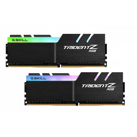 G.SKILL Memorie G.SKILL Trident Z RGB 32GB(2x16GB) DDR4 PC4-25600 3200MHz CL16 F4-3200C16D-32GTZR