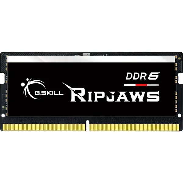 G.SKILL Memorie RAM G.Skill Ripjaws, Capacitate DDR5 32GB, Frecventa 5600 MHz, CL 40, INTEL XMP, Negru