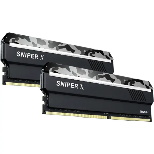 G.SKILL Memorie RAM G.SKILL SNIPER X Series, 32GB, DDR4, 3200MHz, CL16, Kit Dual Channel