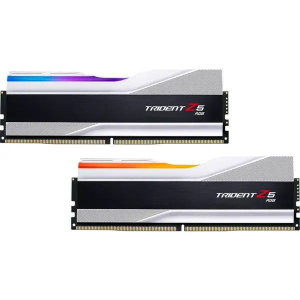 G.SKILL Memorie RAM G.SKILL Trident Z5 RGB Silver, 32GB, DDR5, 5600MHz, CL40, Kit Dual Channel