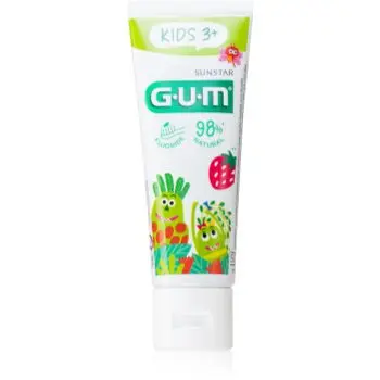 G.U.M Kids Gel pentru dintii copiilor cu aroma de capsuni