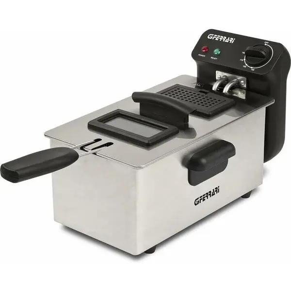 G3FERRARI Friteuza cu ulei, G3ferrari G10203, traditionala, electrica, capacitate 10 L, 2000 W, Negru