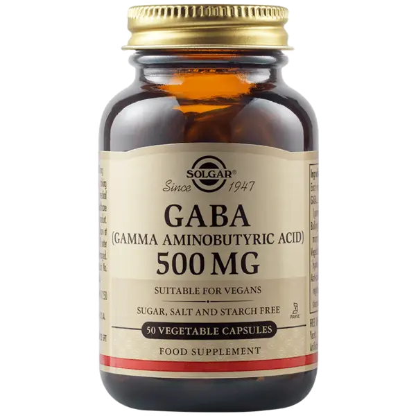 Gaba 500mg, 50 capsule, Solgar