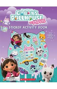 Gabby's Dollhouse: The Movie (Gabby's Dollhouse: Sticker Activity Book with Shiny Stickers) - Mel Maxwell