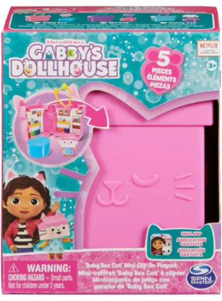 Gabbys Dollhouse Mini Clip On Playset (random) (6065945)