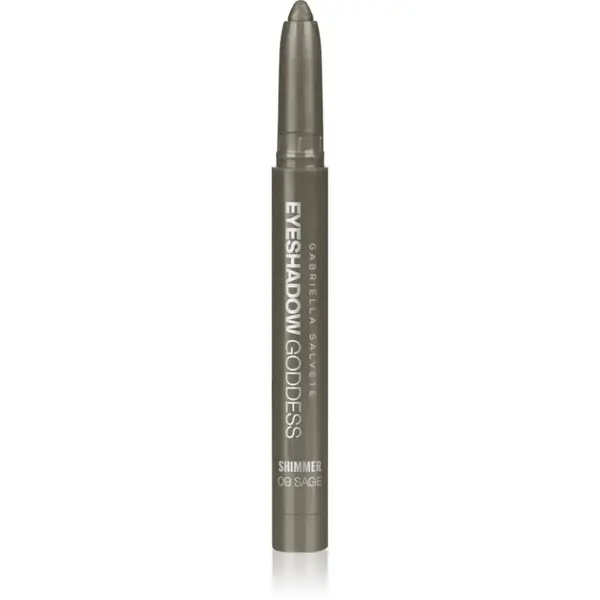 Gabriella Salvete Eyeshadow Goddess fard de pleoape cremos in creion culoare Shimmer 09 Sage 1.3 g