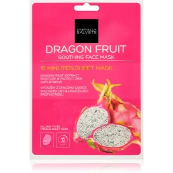 Gabriella Salvete Face Mask Dragon Fruit mască textilă calmantă