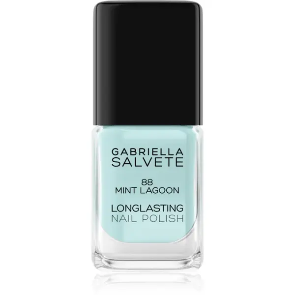 Gabriella Salvete Longlasting Enamel lac de unghii cu rezistenta indelungata lucios culoare 88 Mint Lagoon 11 ml
