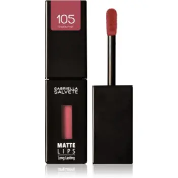 Gabriella Salvete Matte Lips Ruj de buze lichid, de lunga durata cu efect matifiant