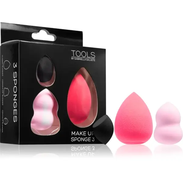Gabriella Salvete Tools Make-Up Sponge burete pentru aplicarea machiajului 3 buc