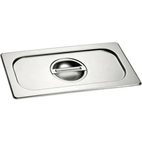 GAGGENAU Capac mic GAGGENAU Small Stainless Steel Lid GN410130 - 00571636, Gastronorm GN1/3, Otel inoxidabil