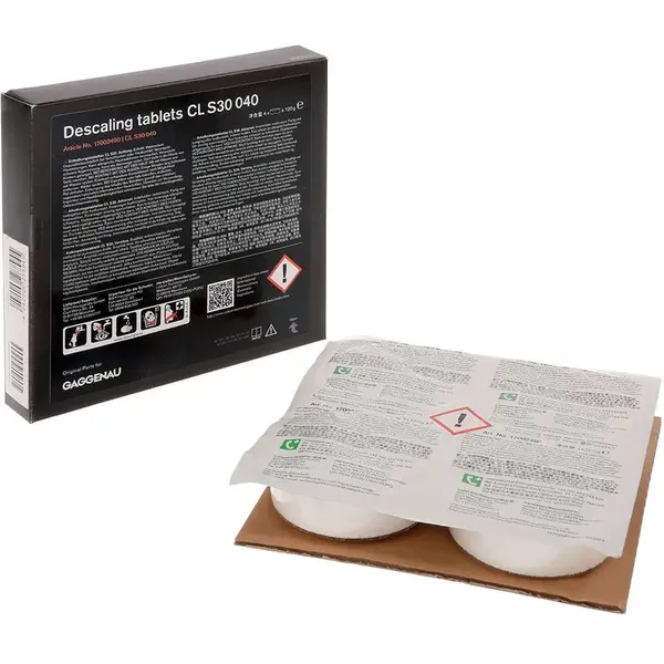 GAGGENAU Set intretinere GAGGENAU by i-clean Technologies CLS30040, 4 tablete decalcifiere, Pentru cuptoare cu aburi si combi