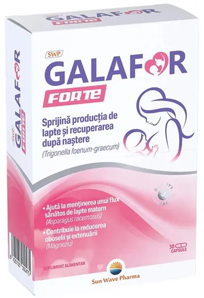 Galafor Forte, 30 capsule , Sun Wave Pharma