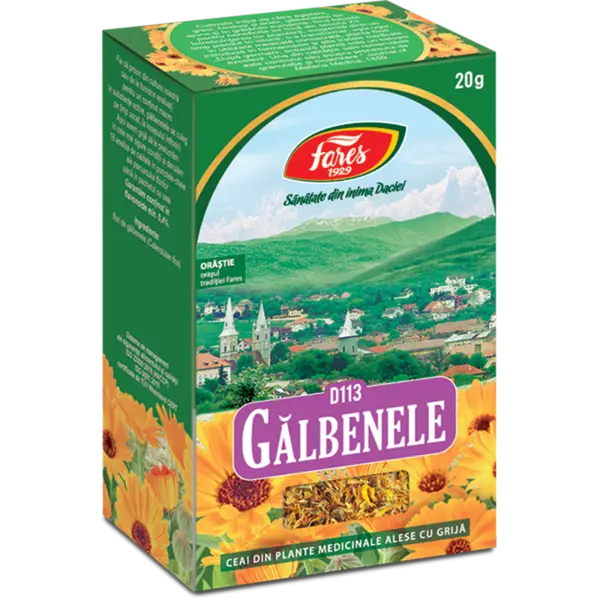 Galbenele, flori, D113, ceai la punga, Fares | 20 g