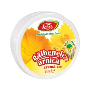 Galbenele si arnica crema - C30 - 20g - Fares