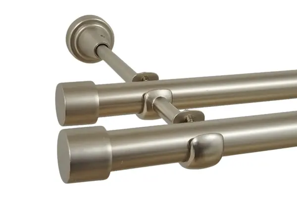 Galerie dubla fara inele CAPACEL 19 mm CROM MAT