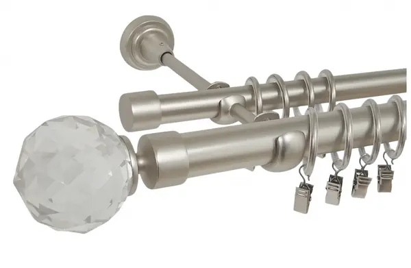 Galerie dubla KULA CRYSTAL- dubla 25/19 - CROM MAT