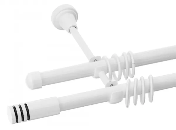 Galerie dubla Modulo alb lucios 19mm/19mm