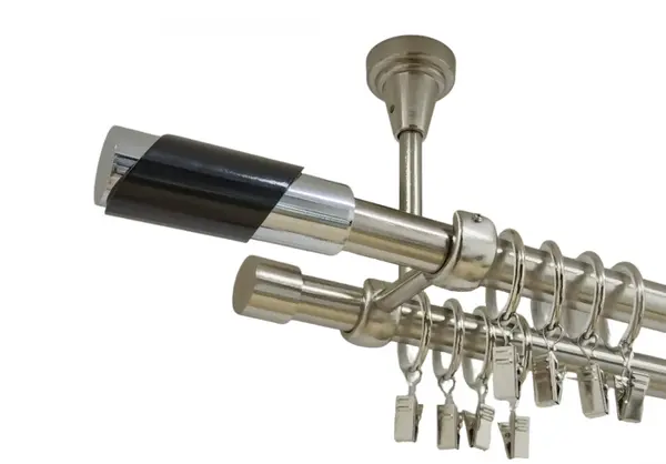 Galerie dubla paris prindere tavan 19 mm inox