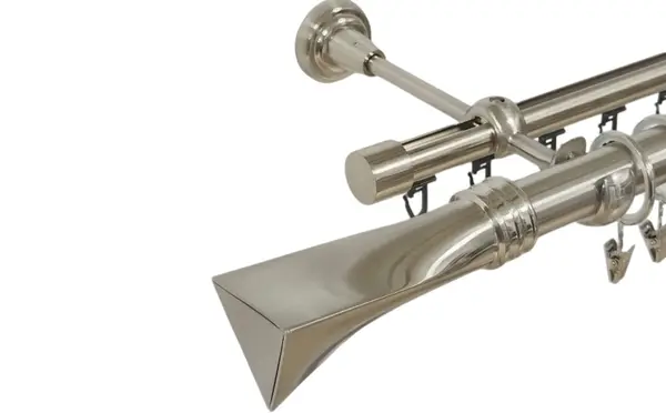 Galerie dubla Swing, teava neteda si profil,grosime 25 si 19mm, inox