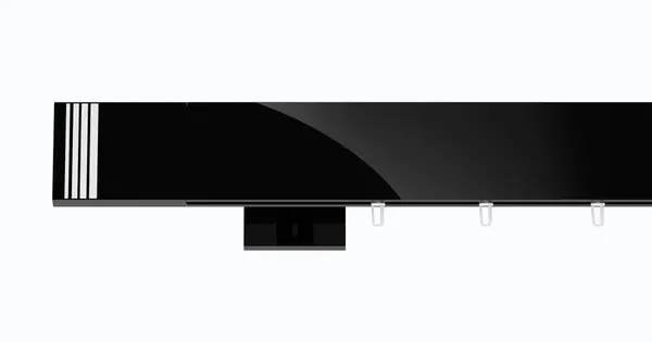 Galerie dubla TOP LINE MODERN prindere perete - NEGRU