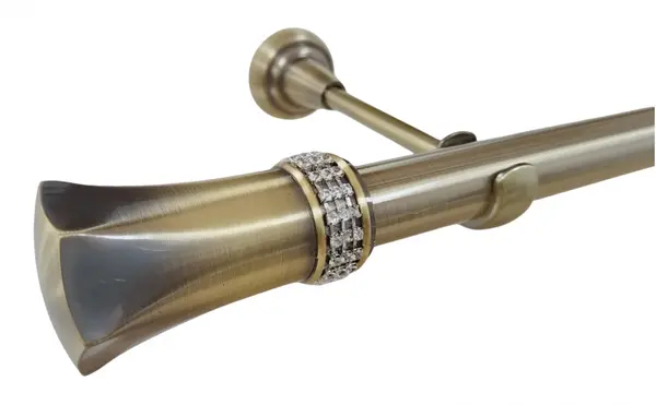 Galerie fara inele PLUTON CRYSTAL /25 - aur antic