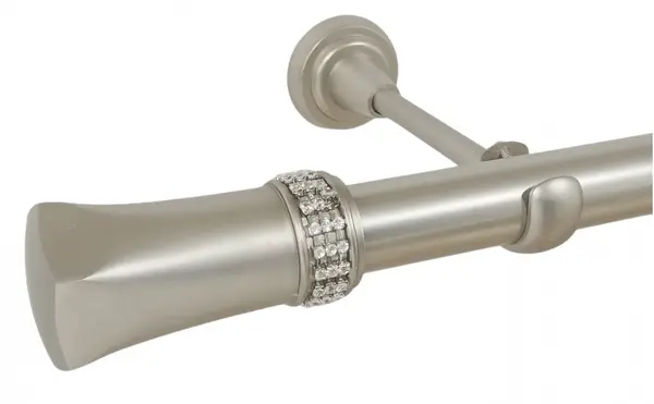 Galerie fara inele PLUTON CRYSTAL /25 - crom mat