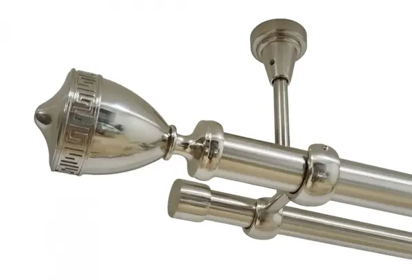 Galerie fara inele versus tavan 25/19 mm inox