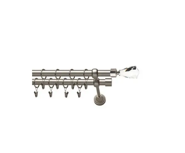Galerie metal dubla - Crystal 25/19 - crom mat