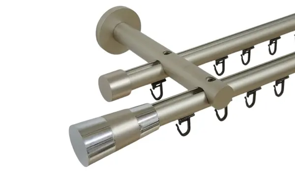 Galerie metal dubla PICIOR UNIVERSAL TEAVA PROFIL - VALEO19/19 - CROM MAT