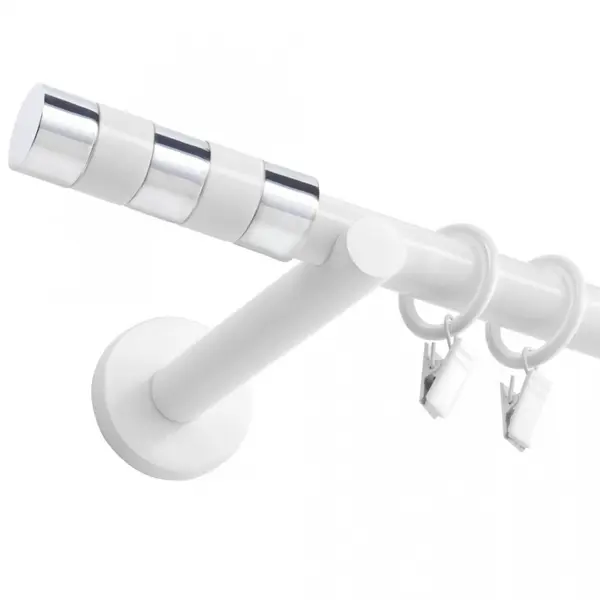 Galerie SIMPLA CILINDRU INOX PRINDERE PERETE 19 MM ALBA