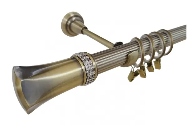 Galerie simpla PLUTON CRYSTAL STRIAT /25 - aur antic