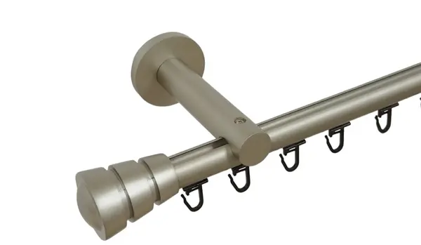 Galerie simpla prindere perete teava profil 19 mm corso crom mat