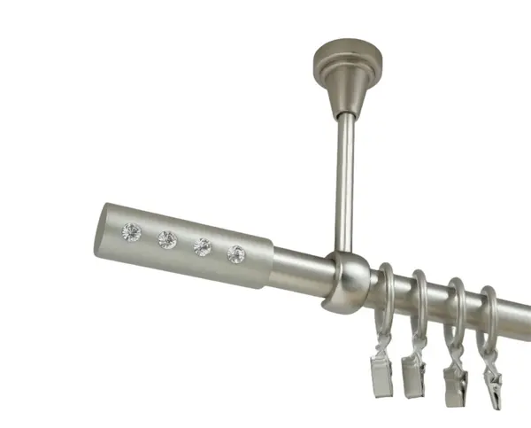 Galerie simpla prindere tavan allure 19 mm crom mat