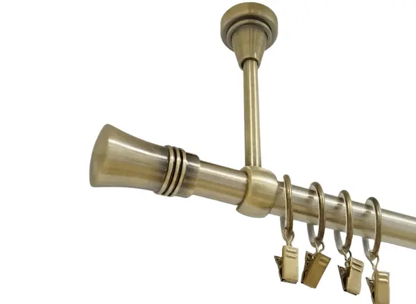 Galerie simpla prindere tavan CAPRI 19 mm aur antic