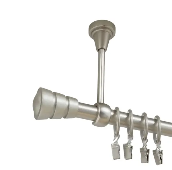 Galerie simpla prindere tavan corso 19 mm crom mat